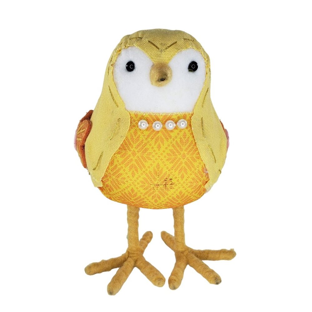 Target Spritz 2017 Bird Melody Yellow Easter Spring Decor Pearl Necklace Orange